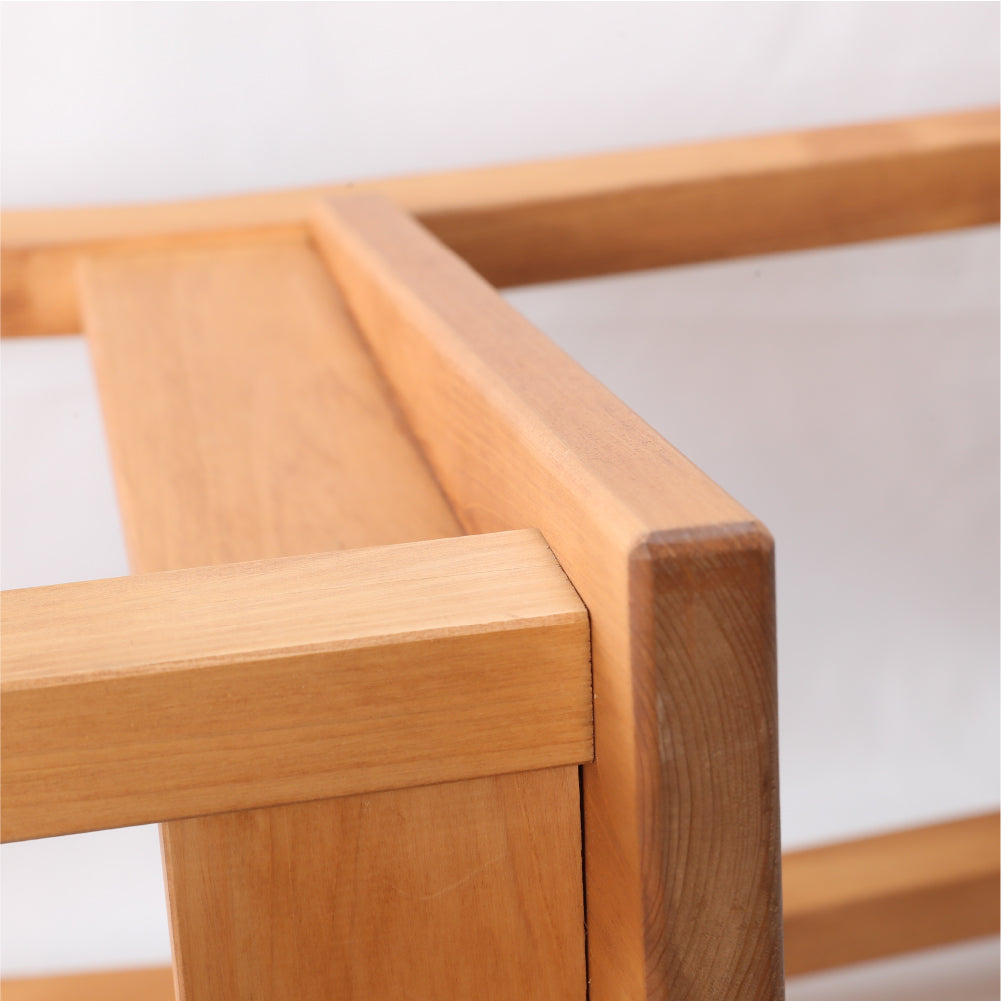 スツール チェア オーク1脚 背もたれ付き 北欧 ナチュラルウッドのラウンドスツール オーク