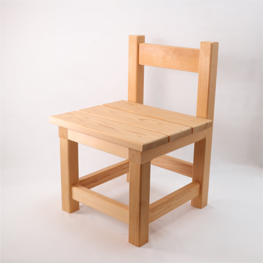 【4脚セット】スツール チェア ナチュラル 1脚 背もたれ付き 北欧 ナチュラルウッドのラウンドスツール オーク